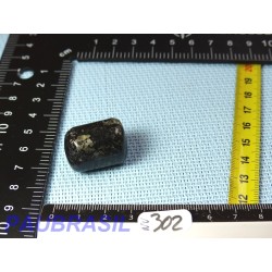 Nuummite pierre roulée cylindrique Q Extra 17g