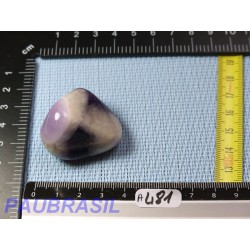 Améthyste à chevrons Madagascar Pierre Roulée 38g
