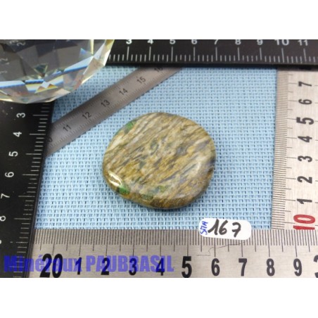 Smaragdite du Cap Corse en galet plat Q Extra 39gr