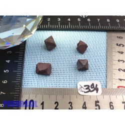 4 Magnétites octaédriques de 10g les 4