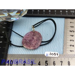 Pendentif Lépidolite mini pierre plate 9gr