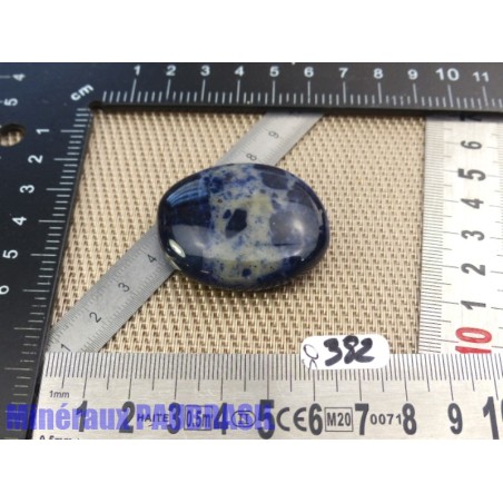 Sodalite ou Ackmanite Q Extra pierre plate 26g Sodalite ou Ackmanite Q Extra pierre plate 26g