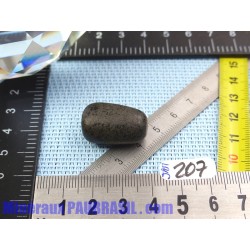 Jade magnétite ou jade noir pierre roulée de 12g