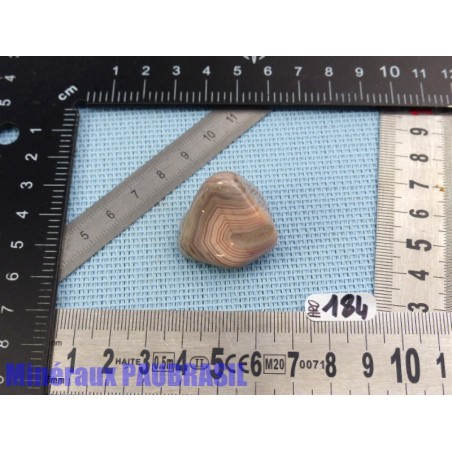 Agate rose naturelle du Botswana pierre roulée 18gr50 Q Extra