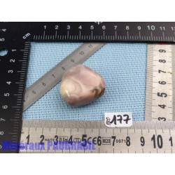 Agate rose naturelle du Botswana pierre roulée 26gr Q Extra