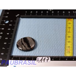 Jaspe Feuille d'Argent en Mini Pierre Plate 9g