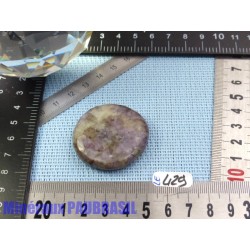 Lépidolite en pierre plate de 27g du Brésil