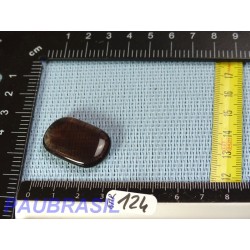 Fluorite Fluorine Marron en Pierre Plate Rectangulaire 9gr Q Extra .