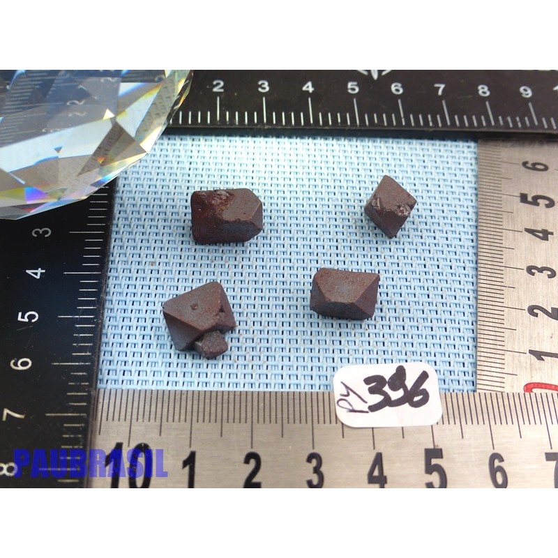4 Magnétites octaédriques de 12g les 4