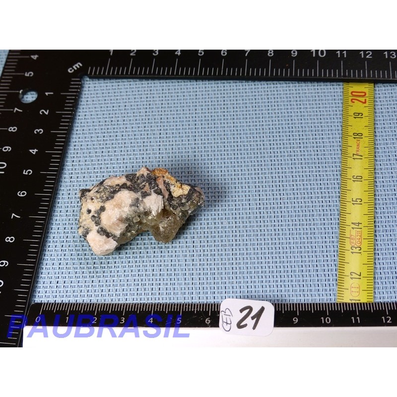 Cerusite + galene brute du Maroc 65g