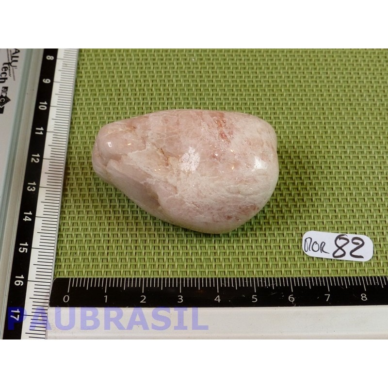 Morganite (béryl rose) en pierre semi roulée 62g