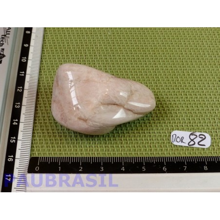 Morganite (béryl rose) en pierre semi roulée 62g