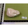 Morganite (béryl rose) en pierre semi roulée 62g