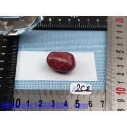 Thulite - zoïsite rouge en pierre roulée Q Extra 14g