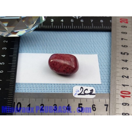 Thulite - zoïsite rouge en pierre roulée Q Extra 14g Thulite - zoïsite rouge en pierre roulée Q Extra 14g