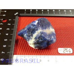 Sodalite ou Ackmanite en pierre brute 48g Q Extra