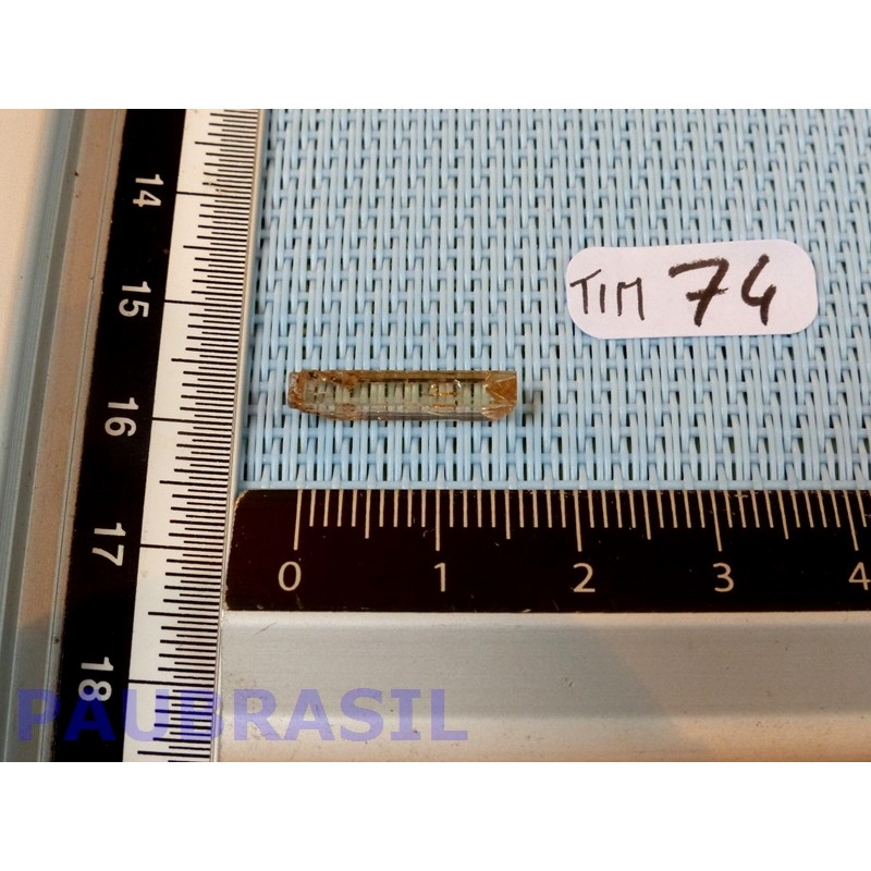 Topaze impériale de 0g40 du Brésil Q Extra