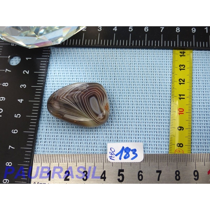 Agate Botswana en Pierre Roulée 24gr