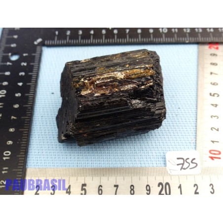 Tourmaline Noire Fibreuse Pierre Brute Bresil 425g Q Extra