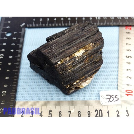 Tourmaline Noire Fibreuse Pierre Brute Bresil 425g Q Extra