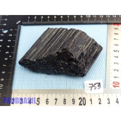 Tourmaline Noire Fibreuse Pierre Brute Bresil 332g Q Extra