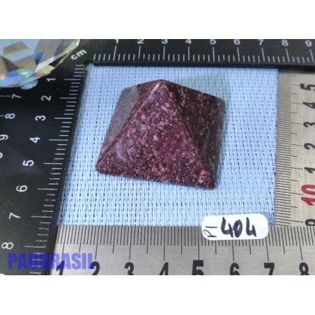 Pyramide en Porphyre Imperial 39mm base 45gr50 Pyramide en Porphyre Imperial 39mm base 45gr50