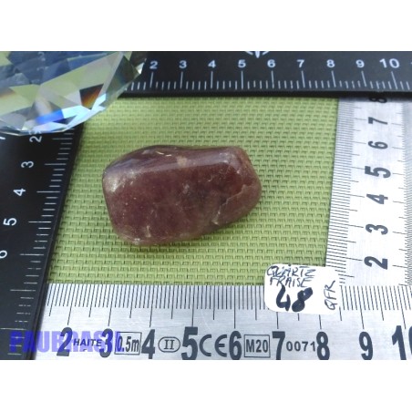 Aventurine Rouge - Quartz Fraise en galet roulé de 31g