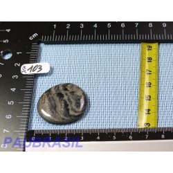 Jaspe Feuille d'Argent en Mini Pierre Plate 10g