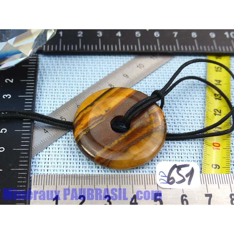 Pi Donut Oeil de tigre Q Extra de 4 cm