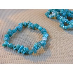 Bracelet baroque en Amazonite Extra du Brésil