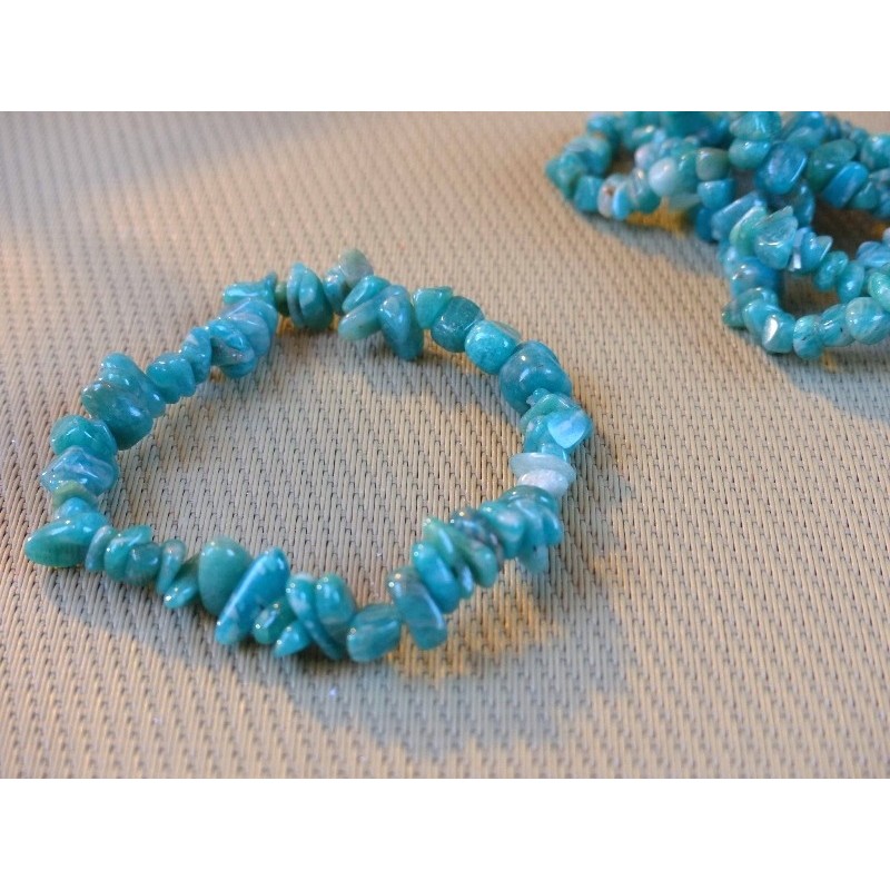 Bracelet baroque en Amazonite Extra du Brésil