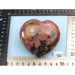 Coeur en Rhodonite 360gr50