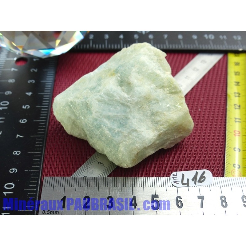 Aigue Marine Brute beryl bleu 133gr