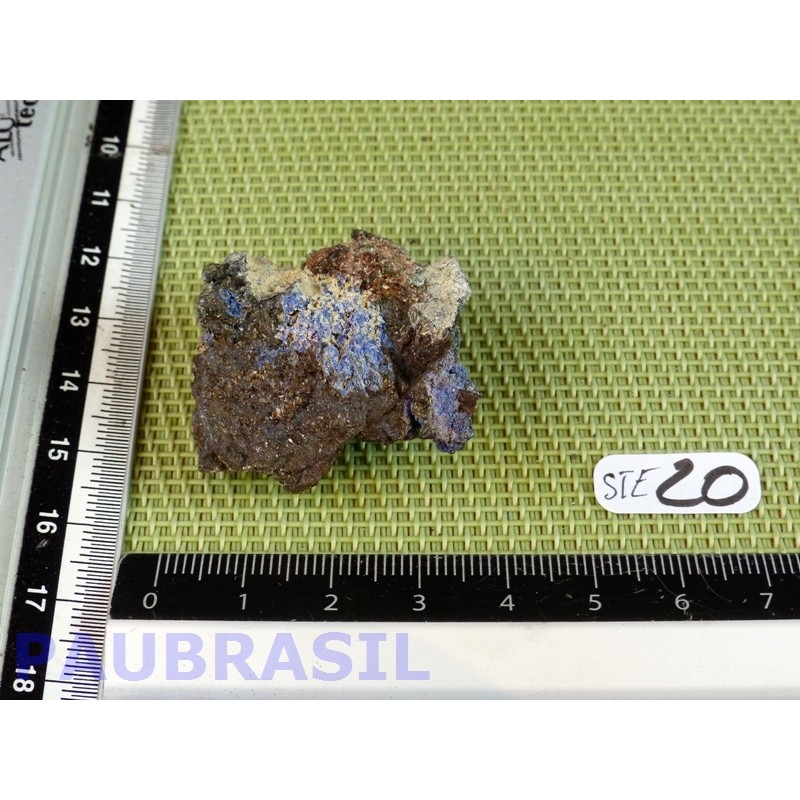 Phosphosidérite, strengite et keckite brute de 23g do Portugal Qualité moyenne