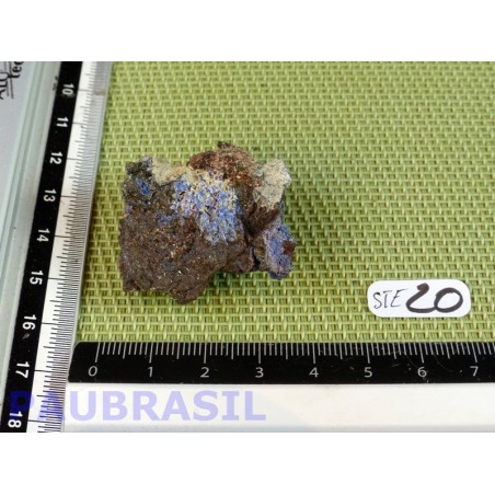 Phosphosidérite, strengite et keckite brute de 23g do Portugal Qualité moyenne