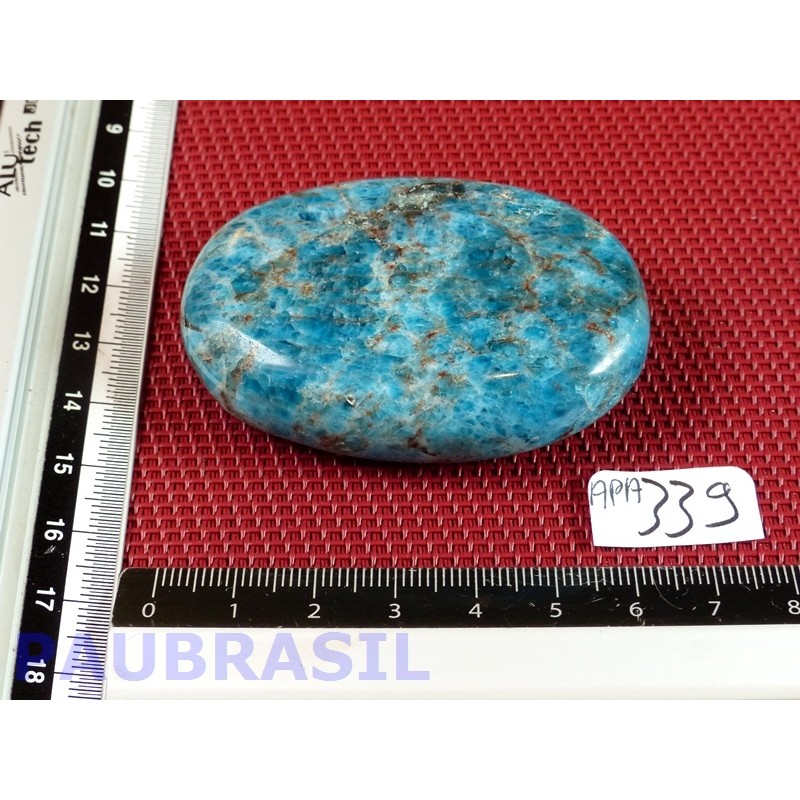 Apatite Bleue en savonnette polie Q Extra 99gr