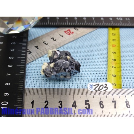 Galene plus Cerusite en pierre brute de 38g