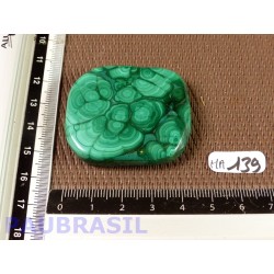 Malachite en pierre plate Q Extra 46gr