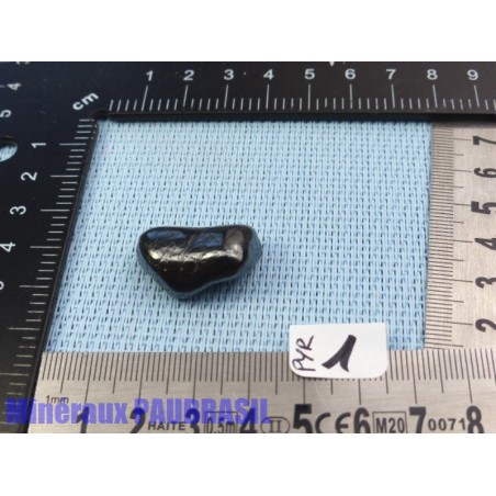 Pyrolusite - Polianite en Pierre semi Roulée 9gr50 Rare