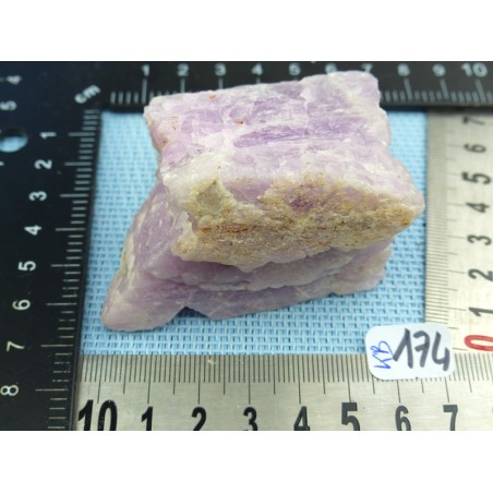 Kunzite rose en pierre brute 167gr