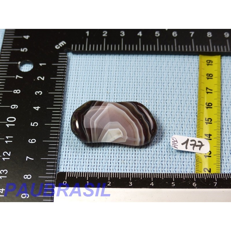 Agate Botswana en Pierre Roulée 19gr
