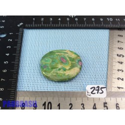 Rubis sur Fuchsite en mini pierre plate 17gr50 Q Extra