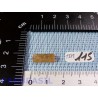 Topaze impériale de 0g80 du Brésil Q Extra