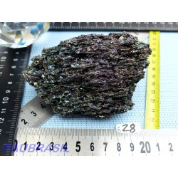 Carborandite irisée pierre brute de 182g