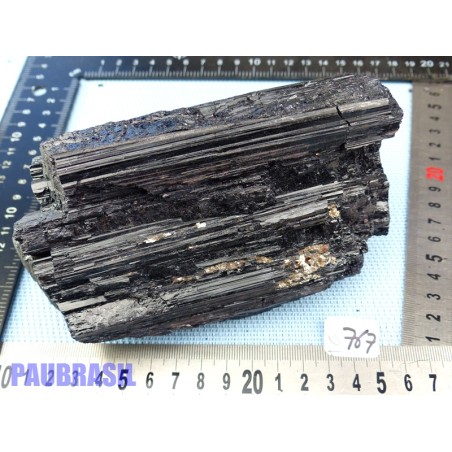 Tourmaline Noire Fibreuse Pierre Brute Bresil 1576g Q Extra