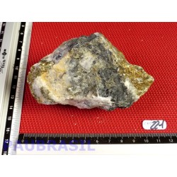 Chalcopyrite du Maroc en Pierre Brute 355g