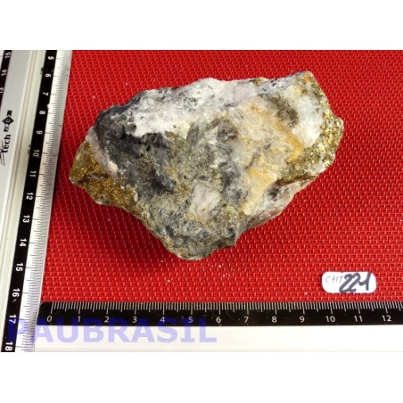 Chalcopyrite du Maroc en Pierre Brute 355g