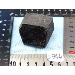 Tourmaline Noire Schorl Inde en Pierre Brute Biterminée Q Extra 126gr50