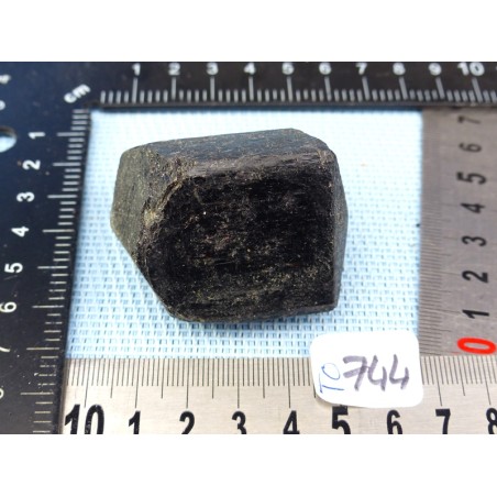 Tourmaline Noire Schorl Inde en Pierre Brute Biterminée Q Extra 126gr50