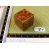 Cube poli en Jaspe Vermicelle -  Jaspe Marianne Q Extra 40g 24mm